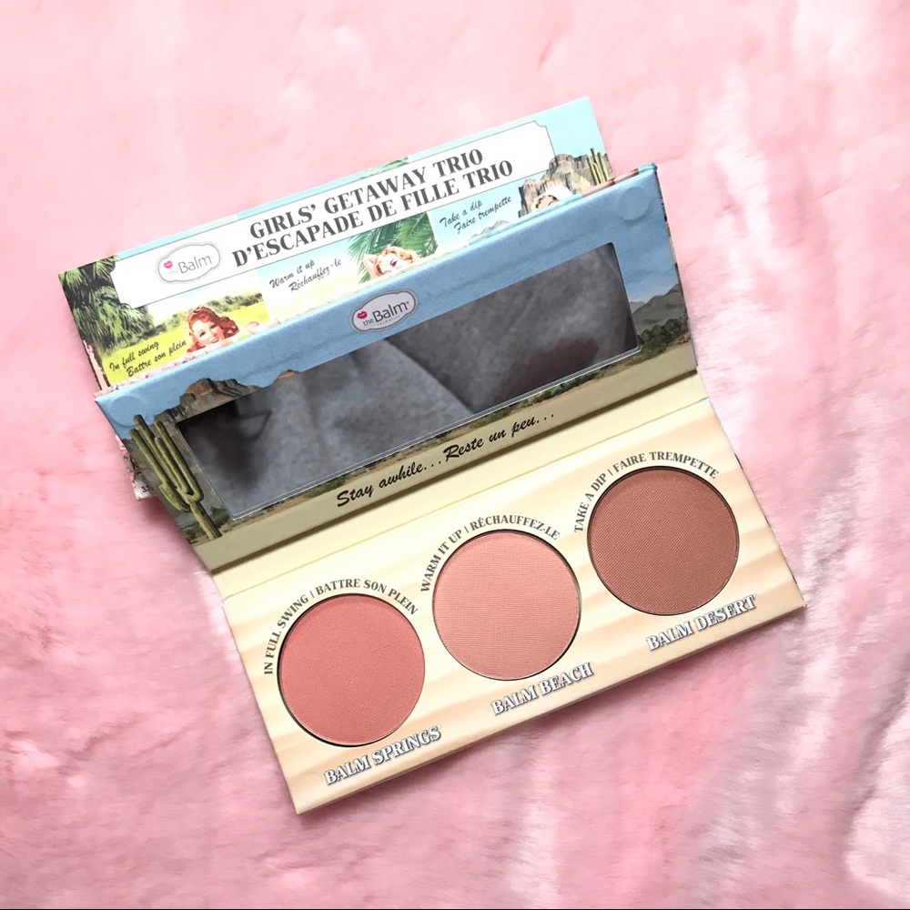 TheBalm Bronzer/ Blush color Girls Getaway Trio